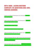 ERTH 1000E - UCONN MIDTERM COMPLETE 105 QUESTIONS AND 100&percnt; VERIFIED ANSWERS 