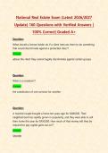 National Real Estate Exam &lpar;Latest 2026&sol;2027 Update&rpar; 160 Questions with Verified Answers &vert; 100&percnt; Correct&vert; Graded A&plus;