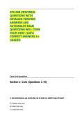 EPA 608 UNIVERSAL QUESTIONS WITH DETAILED VERIFIED ANSWERS AND RATIONALES EXAM QUESTIONS WILL COME FROM HERE &lpar;100&percnt; CORRECT ANSWERS A&plus; GRADED