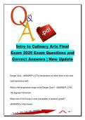 Intro to Culinary Arts Final Exam Questions &lpar;180&plus;&rpar; &vert; Food Safety&comma; Nutrition&comma; Baking&comma; Cooking Techniques &vert; Culinary Arts