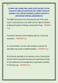 FLORIDA CAM LICENSE FINAL EXAM LATEST 2026-2027 ACTUAL  EXAM WITH COMPLETE QUESTIONS AND CORRECT DETAILED  ANSWERS &lpar;100&percnt; VERIFIED ANSWERS&rpar; &vert;ALREADY GRADED A&plus;&vert;  &vert;&vert;PROFESSOR VERIFIED&vert;&vert; &vert;&vert;BRANDNEW&excl;&excl;&excl;&vert;&vert;