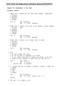  Test Bank For The Human Body in Health & Disease 8th Edition By Kevin T&period; Patton&semi; Frank Bell&semi; Terry Thompson&semi; Peggie Williamson &vert; &vert;  Chapter 1-25 &vert; Complete Questions And Answers A&plus;