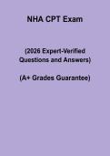 NHA CPT Exam Questions and Answers 2026 &vert; Certified Phlebotomy Technician Practice Test