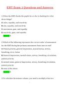 EMT ACTUAL BUNDLED EXAMS & ALL MODULES 2026 Newest Updated EMT Modules 1-5 Exams EMT TEST 1 &lpar;Chapter 1-8&rpar; Exam EMT Section 1-5 Exam EMT Exam 2 EMT Test 1 &lpar;Chapters 1 - 5&rpar; Exam Actual 2026 Newest Updated Questions and Correct Answers &lpar;Latest 2026 &sol; 2027 Up