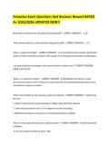 Fresenius Exam Questions And Answers Newest RATED A&plus; 2025&sol;2026 UPDATED NEW&excl;&excl;