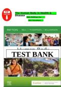 Test Bank for The Human Body in Health & Disease 8th Edition Complete Chapters Verified Questions & Answers