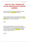 FINA 3313 TEST 1 REVIEW 2026  ACTUAL QUESTIONS WITH VERIFIED  ANSWERS&period; 