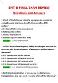 EMT-B Final Exam Review 2026 Actual Newest Questions and Correct Answers &lpar;Latest 2026 &sol; 2027 Update&rpar; &lpar;Verified Answers by Expert&rpar;