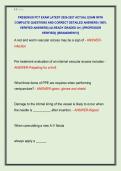 FRESENIUS PCT EXAM LATEST 2026-2027 ACTUAL EXAM WITH  COMPLETE QUESTIONS AND CORRECT DETAILED ANSWERS &lpar;100&percnt;  VERIFIED ANSWERS&rpar; &vert;ALREADY GRADED A&plus;&vert; &vert;&vert;PROFESSOR  VERIFIED&vert;&vert; &vert;&vert;BRANDNEW&excl;&excl;&excl;&vert;&vert; 