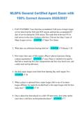 MLBPA General Certified Agent Exam with  100&percnt; Correct Answers 2026&sol;2027 