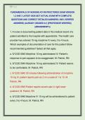FUNDAMENTALS OF NURSING ATI RN PROCTORED EXAM VERSION  1&comma;2 AND 3 LATEST 2026-2027 ACTUAL EXAM WITH COMPLETE  QUESTIONS AND CORRECT DETAILED ANSWERS &lpar;100&percnt; VERIFIED  ANSWERS&rpar; &vert;ALREADY GRADED A&plus;&vert; &vert;&vert;PROFESSOR VERIFIED&vert;&vert;  &vert;&vert;BRANDNEW&excl;&excl;&excl;&vert;&vert;