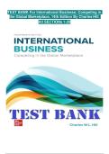 Test Bank for International Business&colon; Competing in the Global Marketplace&comma; 14th Edition by Charles W&period; L&period; Hill