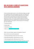 MIC 205 EXAM 3 COMPLETE QUESTIONS WITH VERIFIED ANSWERS