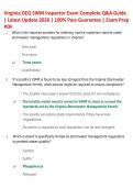 VA DEQ Environmental Inspector Mega Bundle &ndash; ESC & SWM Exams &vert; Verified Questions & Answers &vert; Latest Update 2026 Exam Prep &vert; 100&percnt; Pass Guaranteed