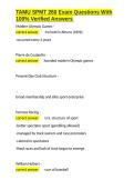 TAMU SPMT 260 Exam Questions With 100- Verified Answers&period;docx