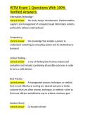 ISTM Exam 1 Questions With 100- Verified Answers&period;docx