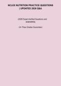 Nutrition NCLEX Questions 2026 &ndash; Practice Guide with Answers
