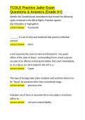 TCOLE Practice Jailer Exam Questions & Answers &lpar;Grade A&plus;&rpar;&period;docx