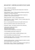 MIE 480 TEST 1 VERIFIED ACCURATE STUDY GUIDE