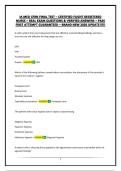 IA MED CFRN FINAL TEST &ndash; CERTIFIED FLIGHT REGISTERED NURSE &ndash; REAL EXAM QUESTIONS & VERIFIED ANSWERS &ndash; PASS FIRST ATTEMPT GUARANTEED &ndash; BRAND NEW 2026 UPDATE&excl;&excl;&excl;&excl;&excl;