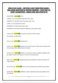 CFRN STUDY GUIDE &ndash; CERTIFIED FLIGHT REGISTERED NURSE &ndash; REAL EXAM QUESTIONS & VERIFIED ANSWERS &ndash; PASS FIRST ATTEMPT GUARANTEED &ndash; BRAND NEW 2026 UPDATE&excl;&excl;&excl;&excl;&excl;