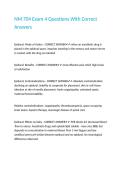 NM 704 Exam 4 Questions With Correct Answers&period;