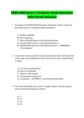 CEBS GBA Exam 2 Complete Study Questions  with Correct Answers