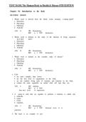 Test Bank For The Human Body in Health & Disease 8th Edition By Kevin T&period; Patton&semi; Frank Bell&semi; Terry Thompson&semi; Peggie Williamson  Chapter 1-25 &vert; Complete Questions And Answers 