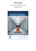 Test Bank &mdash; Corrections&colon; An Introduction 6th Edition &lpar;Richard Seiter&comma; 2019&rpar;&comma; Chapter 1-16 &vert; All Chapters 