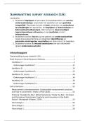 Samenvatting Bryman's Social Research Methods -  Onderzoeksontwerp en Methoden &lpar;Module 1A&colon; survey research&rpar;