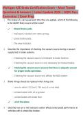 Michigan ASE Brake Certification Exam &ndash; Most Tested  Questions & Answers &vert; Latest Update 2026 &vert; 100&percnt; Pass  Guarantee &vert; Exam Prep
