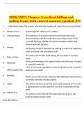2026&sol;2027 Chapter 3 medical billing and coding Exam with correct answers &lpar;graded A&plus;&rpar;