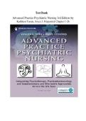    Test Bank for Advanced Practice Psychiatric Nursing&comma; 3rd Edition by Kathleen Tusaie&comma; Joyce J&period; Fitzpatrick&vert; Chapter 1-26