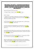 CWEA GRADE 4 TEST &lpar;PART 1&rpar; - WASTEWATER TREATMENT OPERATOR CERTIFICATION&ndash; REAL EXAM QUESTIONS & VERIFIED ANSWERS &ndash; PASS FIRST ATTEMPT GUARANTEED &ndash; BRAND NEW 2026 UPDATE&excl;&excl;&excl;&excl;&excl;