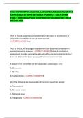 CHH INSTRUCTOR MANUAL LATEST EXAM 2025 MULTIPLE CHOICE QUESTIONS DETAILED CORRECT SOLUTIONS FULLY GRADED A PLUS 100 PERCENT GUARANTEE PASS BRAND NEW