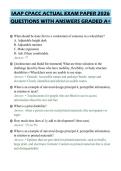 IAAP CPACC ACTUAL EXAM PAPER 2026 QUESTIONS WITH ANSWERS GRADED A&plus;