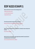 EDF 6223 EXAM 1&period; QUESTIONS WITH 100&percnt; CORRECT ANSWERS&period; 