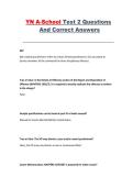 YN A-School Test 2 &ndash; Questions and Correct Answers