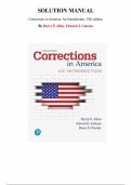  Solution Manual for Corrections in America&colon; An Introduction&comma; 15th edition by Harry E Allen&comma; Chapter 1-19 &vert; All Chapters