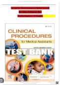 TESTBANK-CLINICAL PROCEDURES FOR MEDICAL ASSISTANTS 11TH EDITION &lpar;KATHY BONEWIT-WEST&comma; 2026&rpar; CHAPTERS 1-23