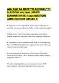 WGU D545 OA OBJECTIVE ASSESSMENT 52 QUESTIONS 2025 2026 UPDATE CERTIFICATION EVALUATION 2026 SOLVED QUESTIONS AND SOLUTIONS GRADED A&plus;