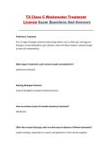 TX Class C Wastewater Treatment License Exam &ndash; Questions and Correct Answers