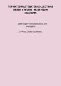 Top-Rated Wastewater Collections Grade 1 &ndash; Study Guide & Practice Questions