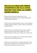 WGU D551 C254 FRAUD AND FORENSIC ACCOUNTING PA AND OA 262 ACTUAL QUESTIONS STUDY GUIDE 2026 CORRECT ANSWERS GRADED A&plus;