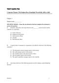 TEST BANK FOR  Corporate Finance 13th 