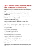 2W051 Munitions Systems Journeyman Module 5  Exam questions and answers Graded A&plus; 