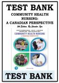 Community Health Nursing &lpar;5th Edition&rpar; &ndash; Stamler & Yiu &ndash; Canadian Perspective &ndash; Complete Test Bank with Questions and Answers