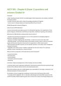 ACCY 501 - Chapter 6 &lpar;Exam 1&rpar; questions and  answers Graded A&plus; 