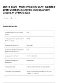 BIO 116 Exam 1 Miami University EXAM &lpar;updated 2026&rpar; Questions & Answers &vert; Latest Already Graded A&plus; UPDATE 2026