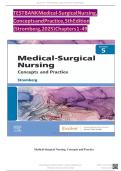 TESTBANK FOR Medical-Surgical Nursing&colon; Making Connections to Practice 5th Edition BY STROMBERG
